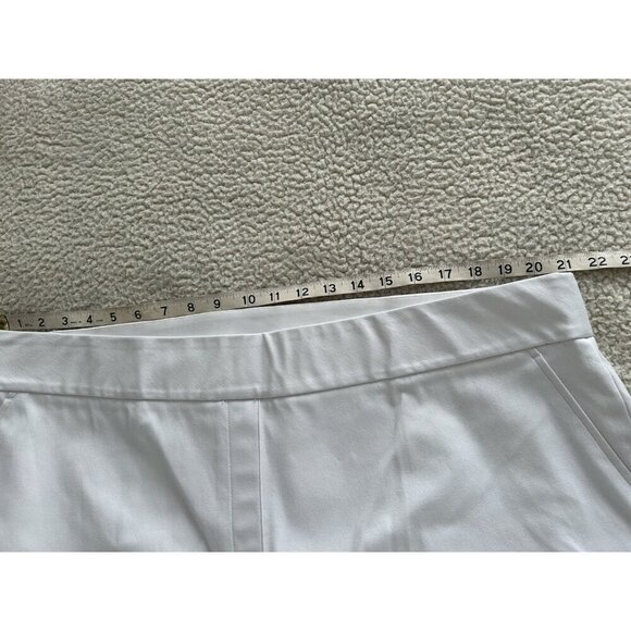 Spanx On-the-Go Cropped Wide Leg Pants in White Pull On Size 3X #20373Q - Picture 8 of 12
